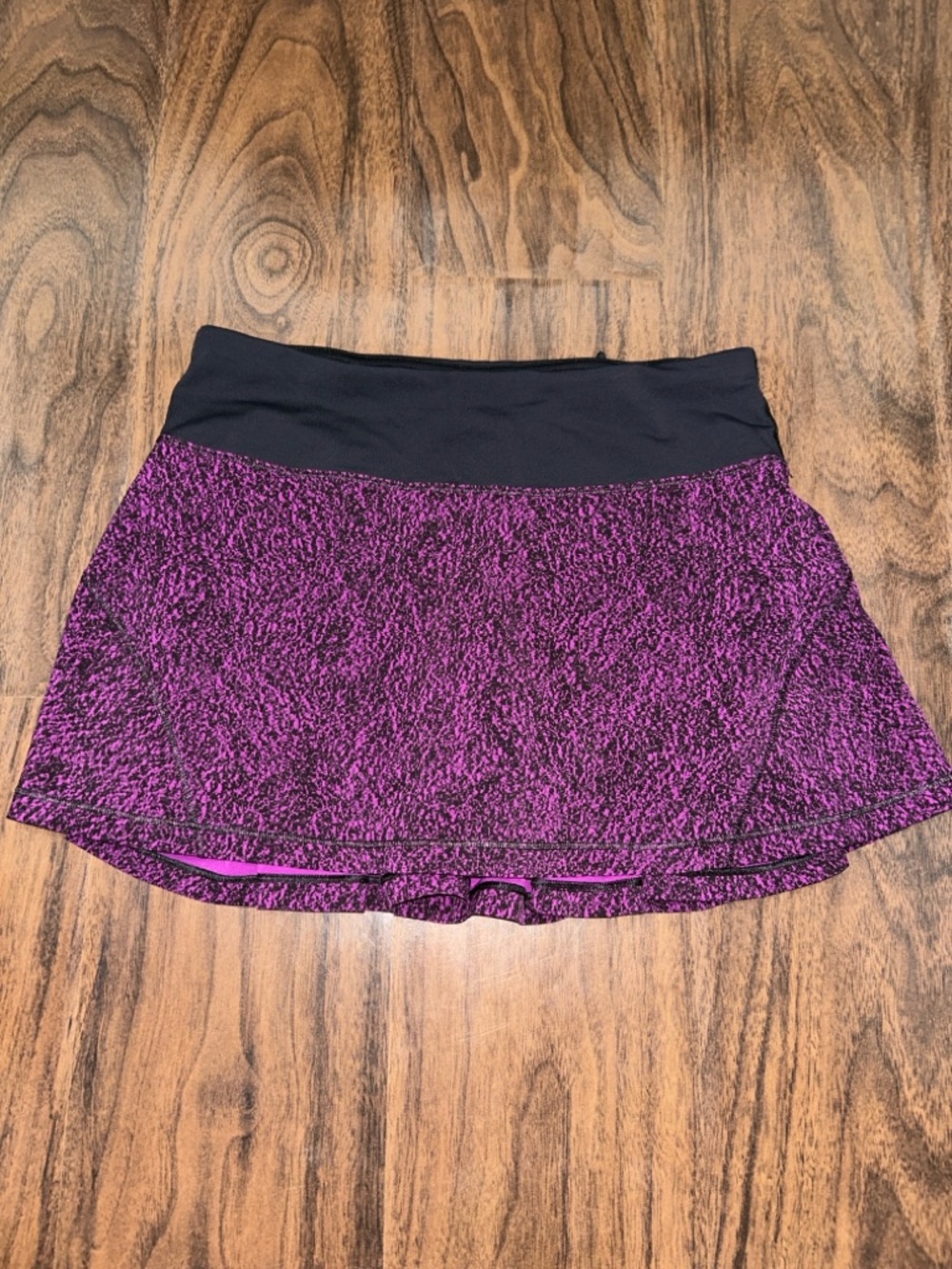 Lululemon Athletica Circuit Breaker Skirt Purple and Black Skater Skort